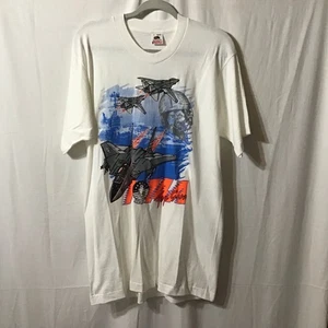 Camiseta manga corta Top Gun Fruit of the Loom 100 % algodón puntada única nueva sin etiquetas L - Imagen 1 de 9