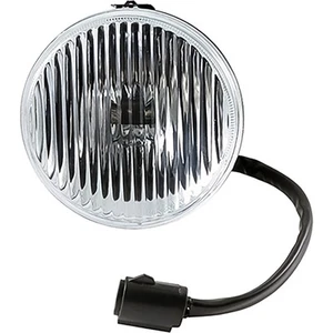1987-93 Ford Mustang; GT/Cobra; Fog Lamp Assembly; Clear Fluted Glass - Picture 1 of 3