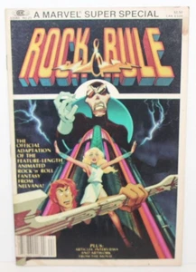 Marvel Super Special #25 (1983) Rock And Rule adattamento film d'animazione edicola - Foto 1 di 4