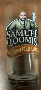 Fright Rags Halloween Dr. Samuel Loomis Haddonfield Lager Pint Glass - NEW￼ - Picture 1 of 4