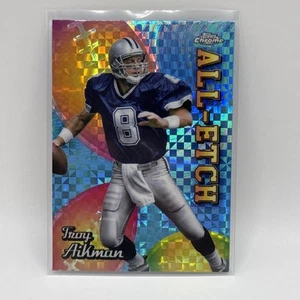 Troy Aikman #CAE-TA Dallas Cowboys 2024 Topps Chrome Football All-Etch X-Fractor - Picture 1 of 2