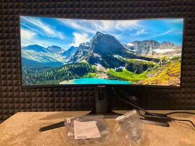 Viewsonic 34" LED LCD Monitor WQHD VX3418-2KPC ✅❤️️✅❤️️ NEW! OPEN BOX! - Image 1 of 4