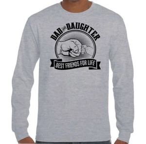 Dad & Daughter Best Friends For Life Mens Funny Father's Day T-Shirt Dad Gift  - Picture 1 of 12