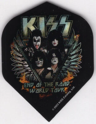 TON JUNKIE DARTS KISS "END OF THE ROAD WORLD TOUR" Dart Flights: 3 per set