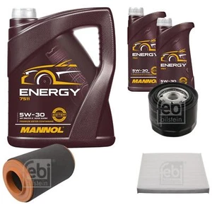 FEBI BILSTEIN Inspektionspaket 7L MANNOL Energy 5W-30 für Fiat Ducato Kasten - Bild 1 von 6