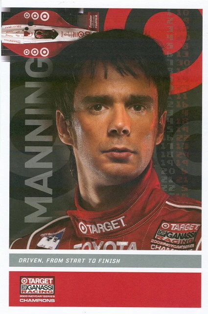 2005 Darren Manning Target Toyota Panoz Indy Car postcard - Image 1 of 1