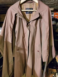 Gabardina Burberry para mujer talla PEQUEÑA con cubierta de lluvia de tela Inglaterra ENVÍO GRATUITO - Imagen 1 de 16