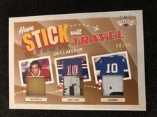 2021-22 Leaf Lumber GUY LAFLEUR Have Stick Will Travel Triple Relic /35