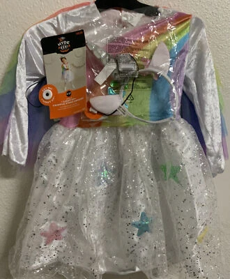 ⚡️Hyde & Eek Light Up Unicorn Halloween Costume Dress with Headpiece (4T-5T) - Image 1 of 3