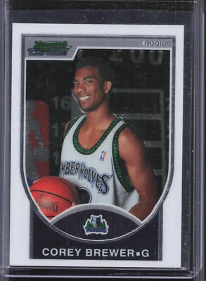 2007-08 Bowman #115 Corey Brewer 铬 #/2999 — 第 1/2 张图片