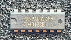 CMOS 4012 - MOS4012 (CD4012BE / Texas Instruments), 5 pezzi - Foto 1 di 1