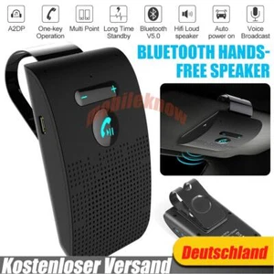 Samochodowy Bluetooth 4.2 Zestaw głośnomówiący Wizjer Car Kit Zestaw głośnomówiący NOWY - Zdjęcie 1 z 10