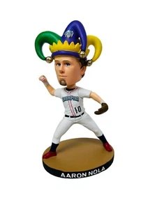 AARON NOLA LEHIGH VALLEY IRON PIGS PHILLIES 2016 MARDI GRAS BOBBLEHEAD - Picture 1 of 6