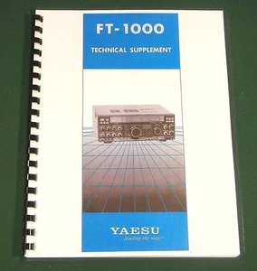 Yaesu FT-1000 Instrukcja techniczna: pełny zestaw składanych 11"X17" i pokrowców ochronnych - Zdjęcie 1 z 1