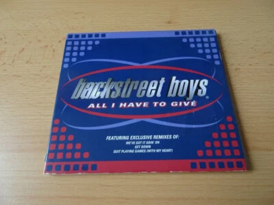 Maxi CD Backstreet Boys - All I have to give - 1997 - 4 Tracks - Bild 1 von 2