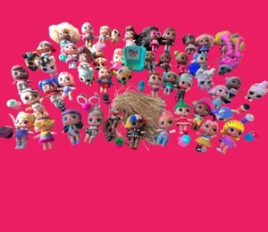 ✨Big Lot Of 50 Plus LOL Surprise Dolls Pets And Accessories - Picture 1 of 19