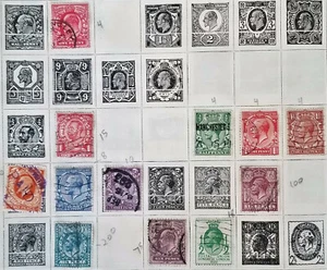 GRAN BRETAGNA 1881 - 1940 (3 foto) Set di 29 francobolli usati/come nuovi incernierati CV $35 - Foto 1 di 3