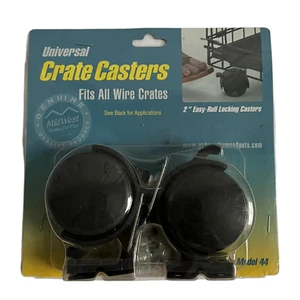 Ruedas de caja universales MidWest genuinas (paquete de 2) nuevo modelo 44 - Imagen 1 de 3