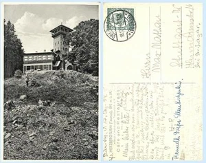 Alemania 1934 #446 Herzbergturn Cafe Restaurante Foto Real Postal Cubierta RPPC - Imagen 1 de 1