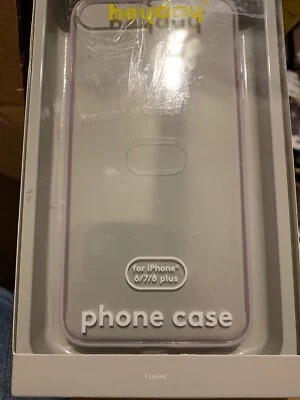 heyday Bumper Case for Apple iPhone 8+ 7+ 6+ Clear With Pink Edge - Image 1 of 3