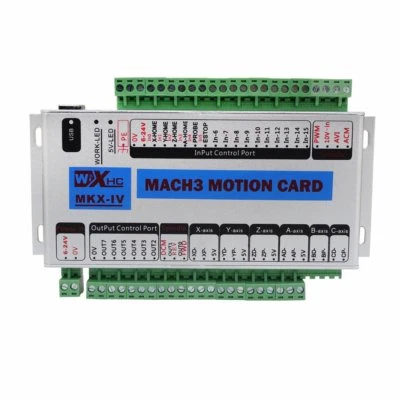 Mach3 4 Axis CNC Motion Control USB Card Breakout Board 400KHz Support Windows7 - Image 1 of 4