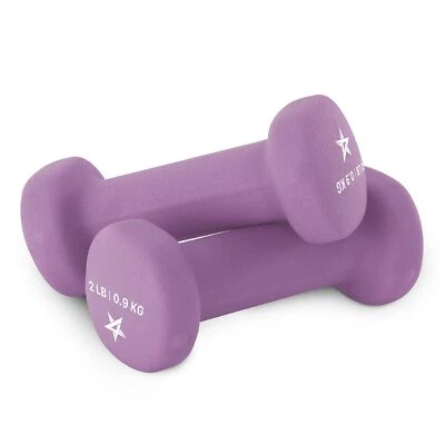 Amplificador de Ejercicio Fitness Ibs Antideslizante Hexágono 2lbs Neopreno Juego de Mancuernas para Musc... Foto 1 de 4