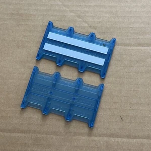 LOT OF 2 - Genuine OEM Olympus xD Picture Card 6 Card Holder Clear Blue 2X - Picture 1 of 4