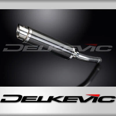 Suzuki GSX-R750 2001-2003 Delkevic Kit Silenciador Escape Carbono Redondo 14" Foto 1 de 4