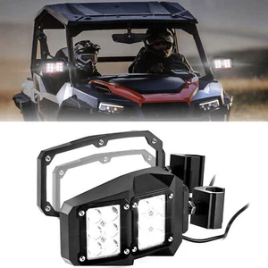 WSAYS UTV Side Rear View Mirrors w/Light For Polaris Ranger 1000 Can Am Defender - Bild 1 von 10