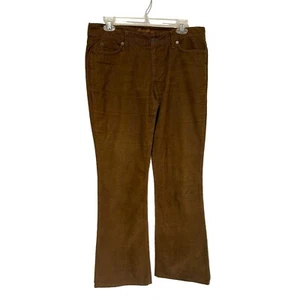 Eddie Bauer Corduroy Jeans Pants Flare Leg Stretch Mid Rise Size 10 - Picture 1 of 5