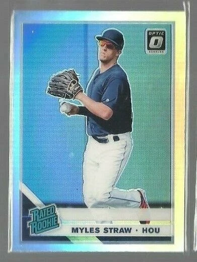 2019 Donruss Optic Holo #59 Myles Straw RR RC (ref 80769) - Image 1 of 1
