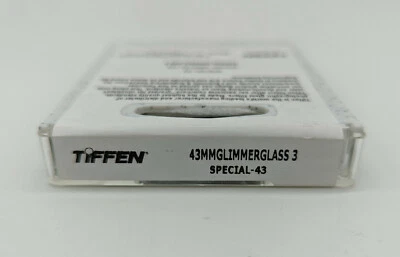 Tiffen 43mm Glimmerglass 3 Filter Glimmer Glass Halation Diffusion Filters 43GG3 - Image 1 of 4