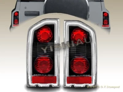 Juego de un par de luces traseras negras aptas para Suzuki Sidekick 1989-1998 Foto 1 de 3