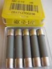 (5X) BUSSMANN Fast Acting FUSE ABC 2-1/2 3 4  6 or 10 Amp 125 or 250 V  Ceramic