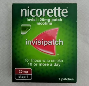 Nicorette Invisi 10mg / 15mg / 25mg Pflaster x 7 (Stärke wählbar) - Bild 1 von 6