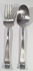 Oneida Moda Satin 9" Servierlöffel & Serviergabel Besteck Set - Bild 1 von 4