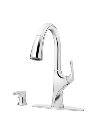 Pfister Rancho Kitchen Faucet Spot Defense Stainless Steel F-529-7RCHC NEW - Image 1 of 2