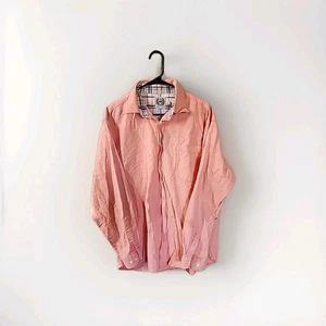 Camisa vaquera CINCH Western para hombre grande melocotón manga larga con logotipo - Imagen 1 de 6