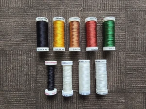 Sewing THREAD Lot:  Sulky - RAYON / Mettler - POLY SHEEN Thread 8-Spools - #4 - Picture 1 of 7