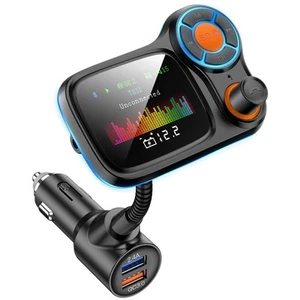 Wireless Car Bluetooth Adapter,Radio FM Transmitters HandsFree Call Receiver ... - Picture 1 of 9