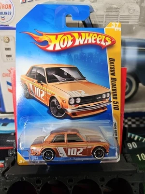 Hot Wheels 2009 New Models Datsun Bluebird 510 Copper   Card Nr Mnt - Image 1 of 4