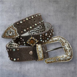 Women’s Bit & Bridle Jeweled Belt, Size Medium, Western, NWT, Free Shipping - Picture 1 of 3