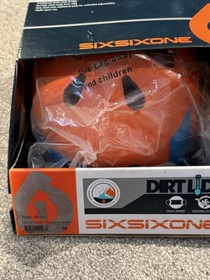 SIXSIXONE 661 Casco Tapa Suciedad - Naranja Bicicleta Monopatín Scooter Paseos a Caballo Foto 1 de 4