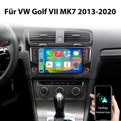 DAB+ Für VW Golf VII MK7 2013-2020 Autoradio Android 13 Carplay GPS Navi SWC RDS - Bild 1 von 4