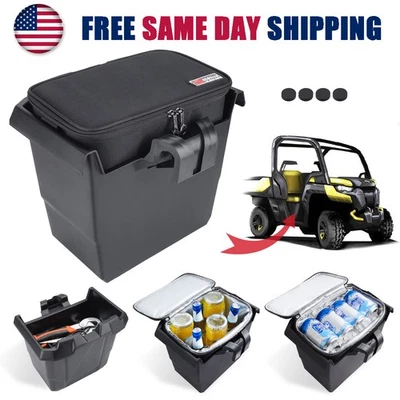 Caja refrigeradora de contenedor de almacenamiento debajo del asiento central para Can Am Defender HD5 HD8 HD10 Max HD6 Foto 1 de 4