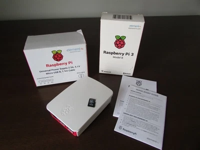 RASPBERRY PI 3 MODEL B STARTER PACK WITH CASE, MEMORY AND PSU - Image 1 of 4