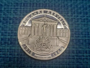 ๐ฆ๐น Austria 50 schilling 1968 Republic KM-2904 0.900 Silver Coin 040425-1 - Picture 1 of 2