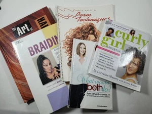 Professional Hair Books Coloring Curly, Perming And Braiding Set Of 5 - Bild 1 von 16