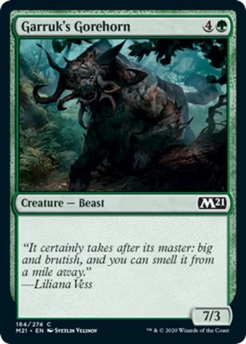 x1 Garruk's Gorehorn - Core Set 2021 (M21) - NM - MTG - Image 1 of 1