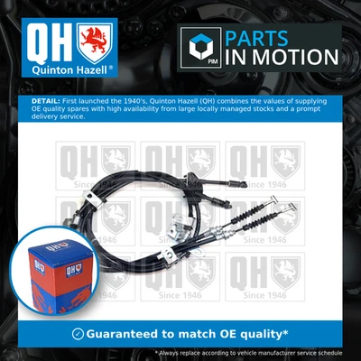 Cable de freno de mano compatible con MAZDA 6 GH 2.2D trasero 08 a 13 freno de mano estacionamiento calidad QH Foto 1 de 4